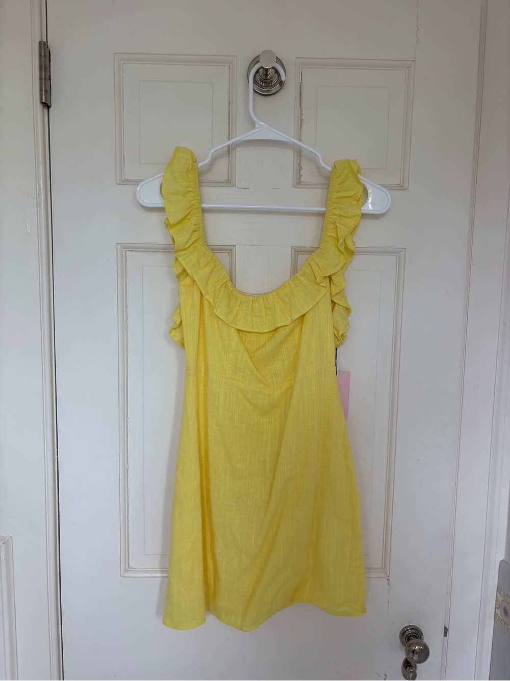 Yellow Ruffle Sundress - Lucy In the Sky